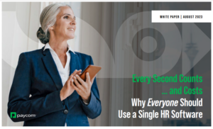Why Everyone ShouldUse a Single HR Software