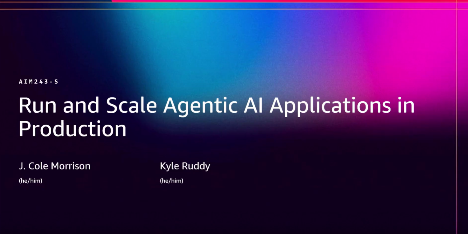 Run and Scale Agentic AI Applications in Production